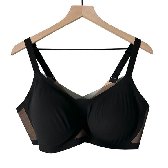 Honeylove CrossOver Bra Vamp Black Wireless Adjustable Straps Size 2X - Picture 2 of 5